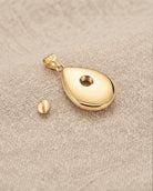 Loved Remembered 'Poppy' Gold Teardrop Pendant Urn                 OUT OF STOCK