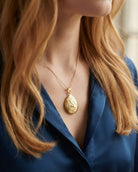Loved Remembered 'Poppy' Gold Teardrop Pendant Urn                 OUT OF STOCK