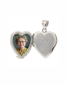 Loved Remembered Silver Angel Wing Locket Urn
