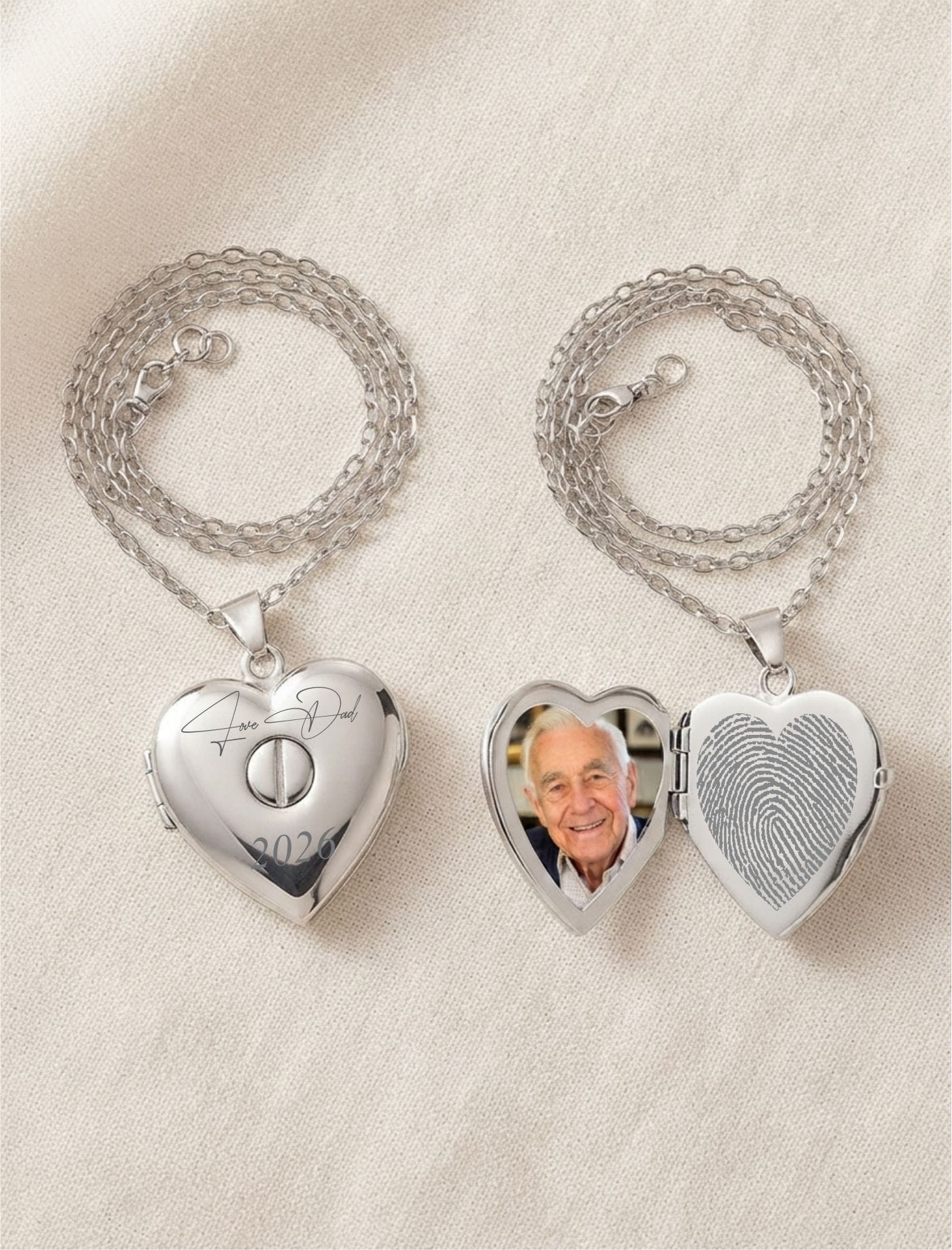Loved Remembered Silver Filigree Heart Locket Urn
