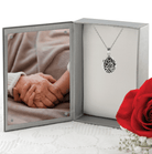 Loved Remembered Silver Filigree Oval Classic Locket