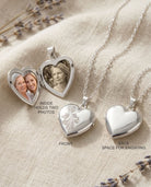 Loved Remembered Silver 'Forget Me Not' Classic Locket
