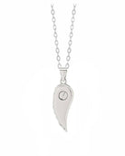 Loved Remembered Silver Guardian Angel Pendant Urn