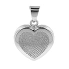 Loved Remembered Silver Heart Pendant Urn