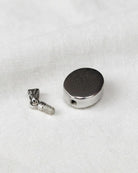 Loved Remembered Silver Oval Pendant Urn - Top Filling