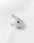 Loved Remembered Silver Teardrop Pendant Urn