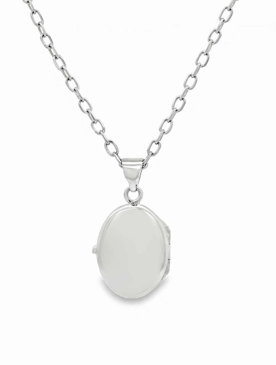 Loved Remembered Silver 'Wildflower' Classic Locket