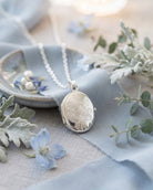 Loved Remembered Silver 'Wildflower' Classic Locket