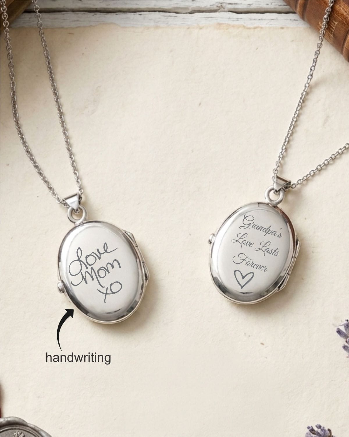 Loved Remembered Silver 'Wildflower' Classic Locket
