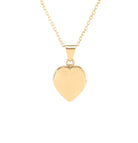 Loved Remembered Small Gold Heart Pendant Urn
