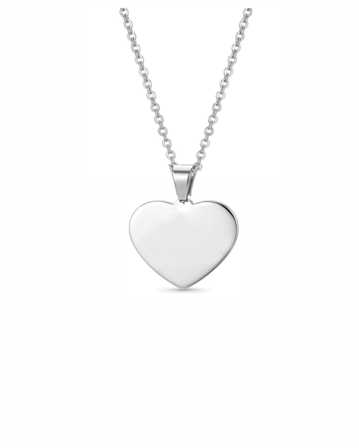Loved Remembered STAINLESS 1 Heart Pendant
