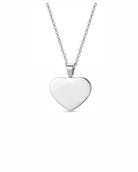 Loved Remembered STAINLESS 1 Heart Pendant