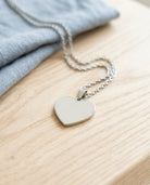 Loved Remembered STAINLESS 1 Heart Pendant
