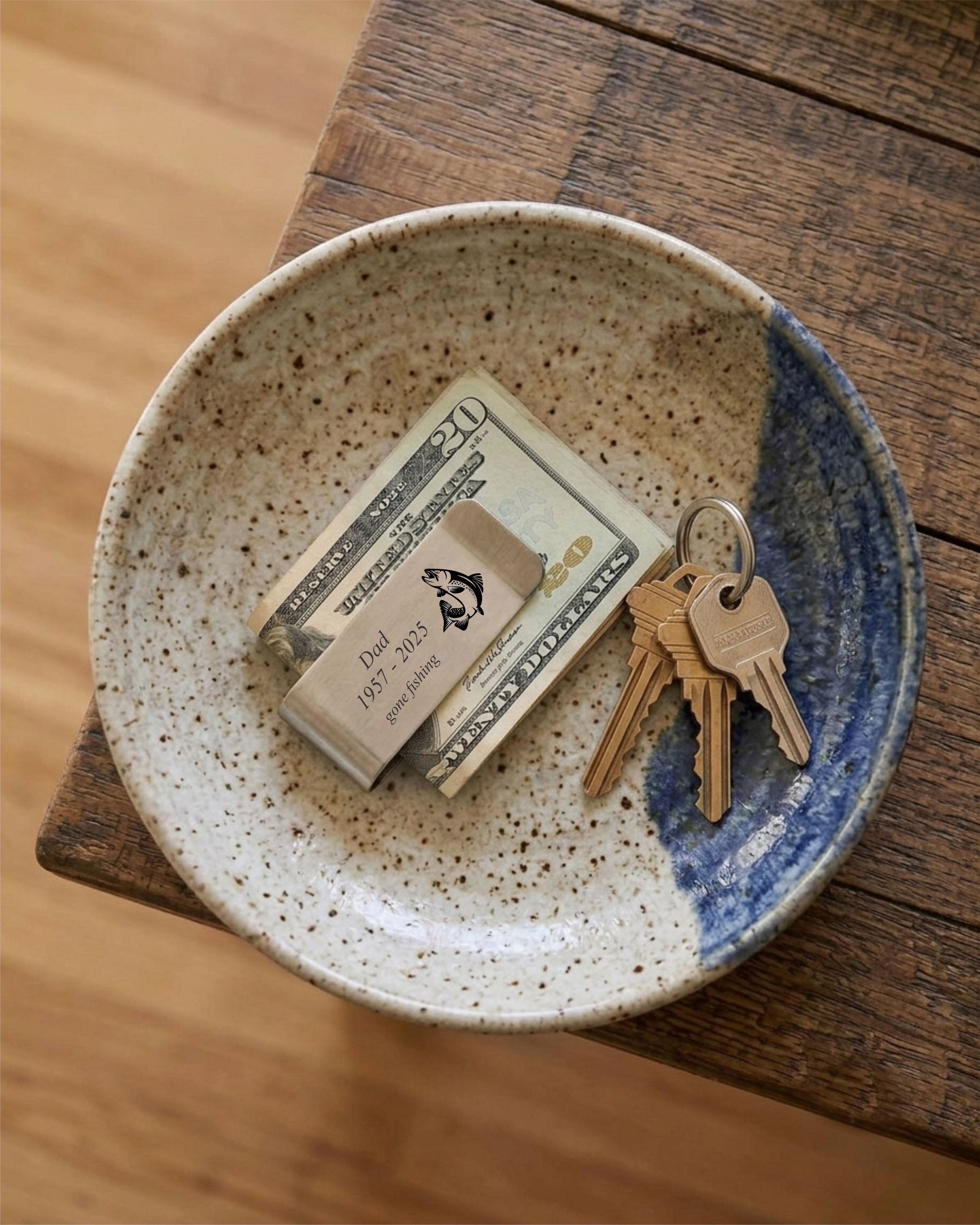 Loved Remembered STAINLESS 15 Money Clip
