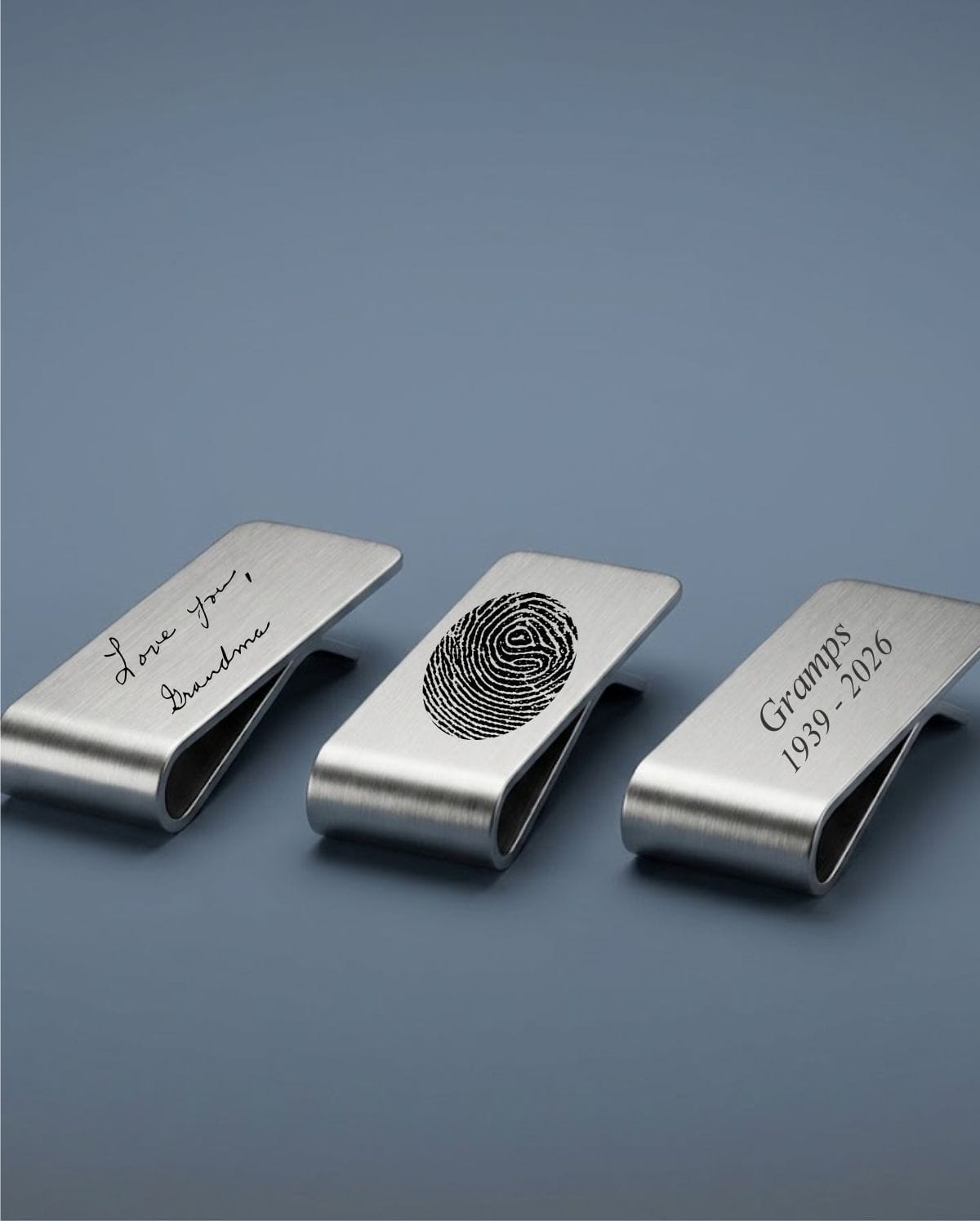 Loved Remembered STAINLESS 15 Money Clip