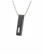Loved Remembered STAINLESS 16 Three Stone Black Block Urn