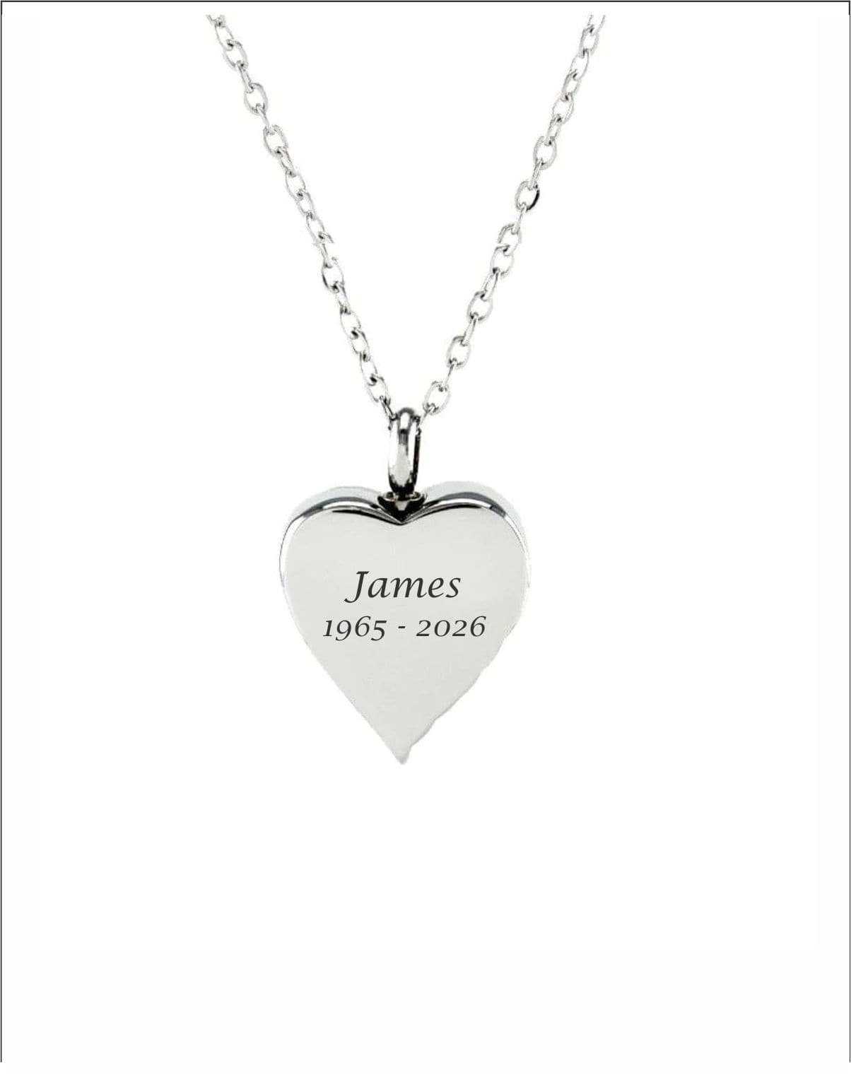 Loved Remembered STAINLESS 18 Angel Wing Pendant Urn