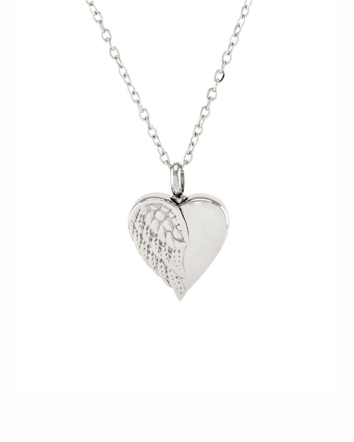 Loved Remembered STAINLESS 18 Angel Wing Pendant Urn