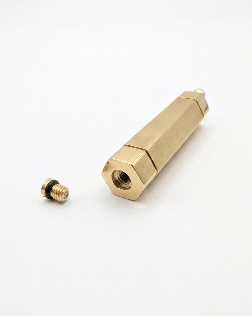 Loved Remembered STAINLESS 24G Gold Plated Cylinder