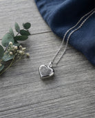 Loved Remembered STAINLESS 26 Ashes Heart Pendant Urn