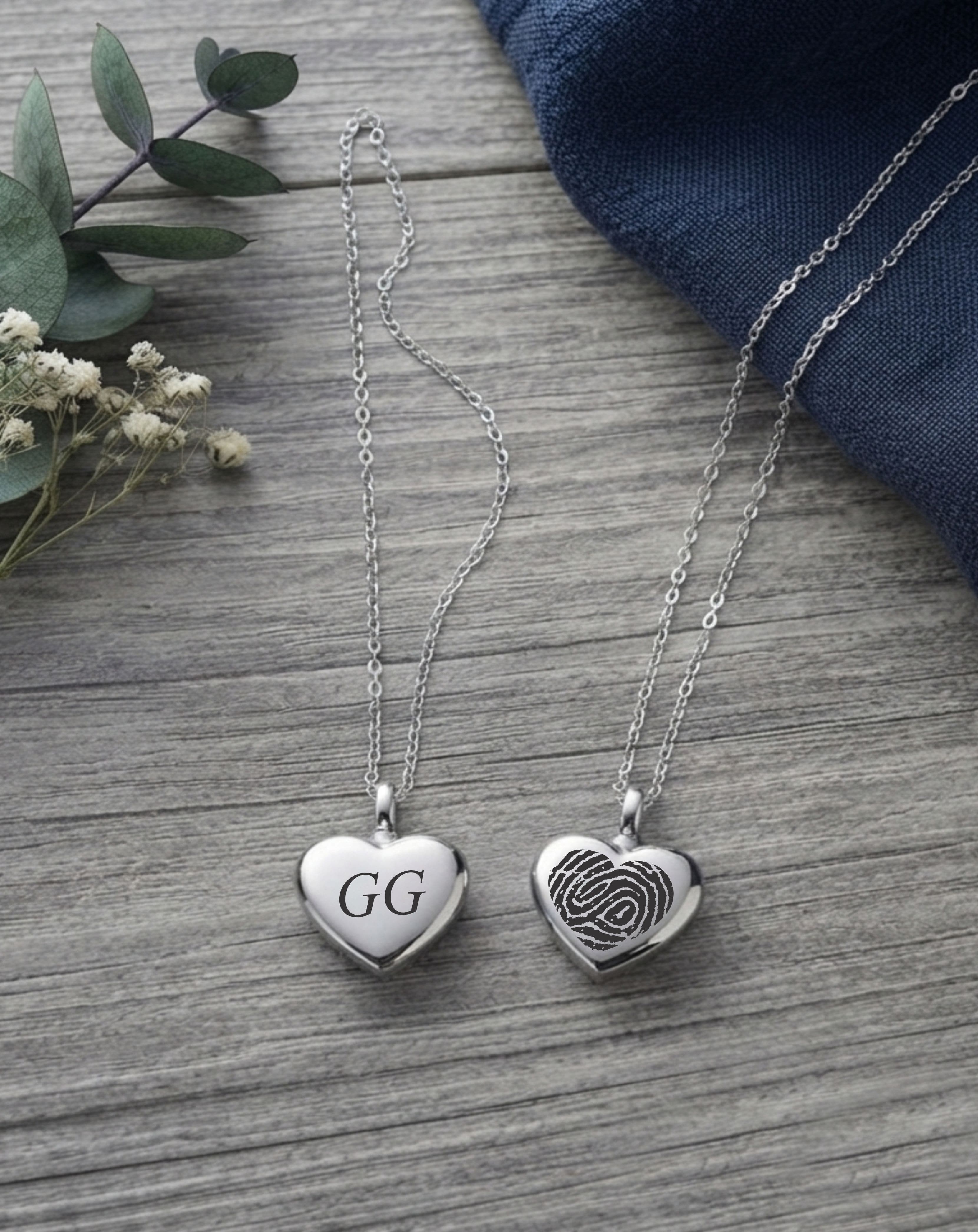 Loved Remembered STAINLESS 26 Ashes Heart Pendant Urn
