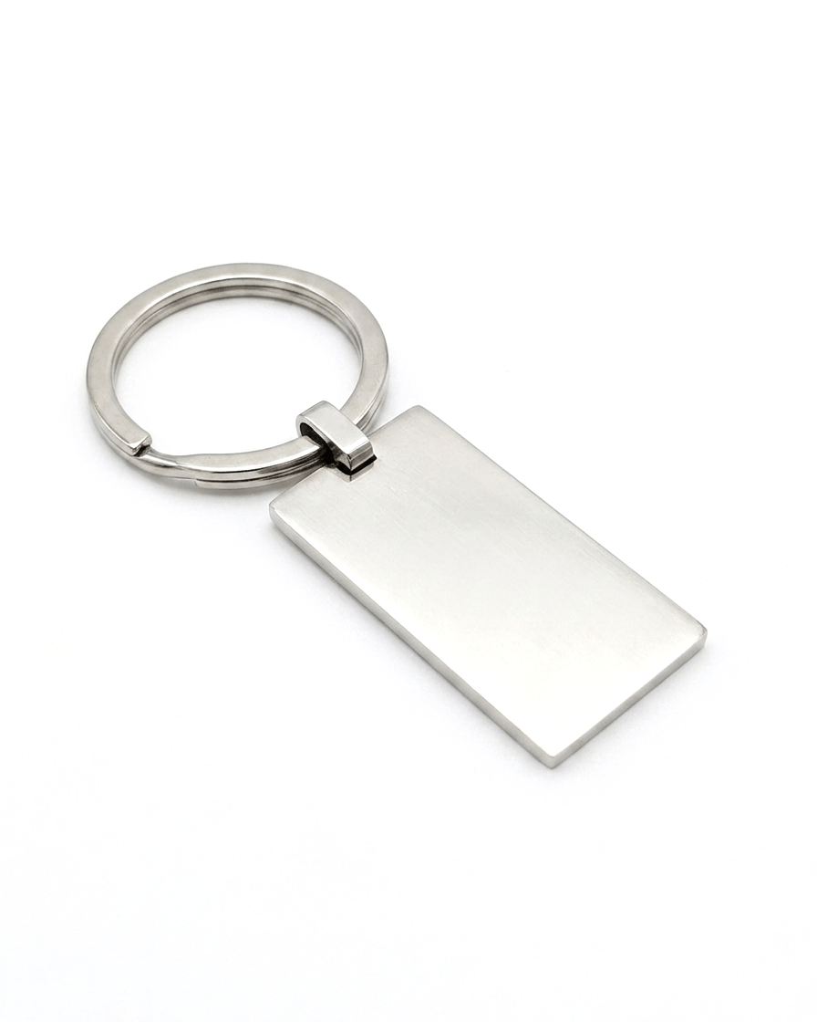 Loved Remembered STAINLESS 6 Keychain