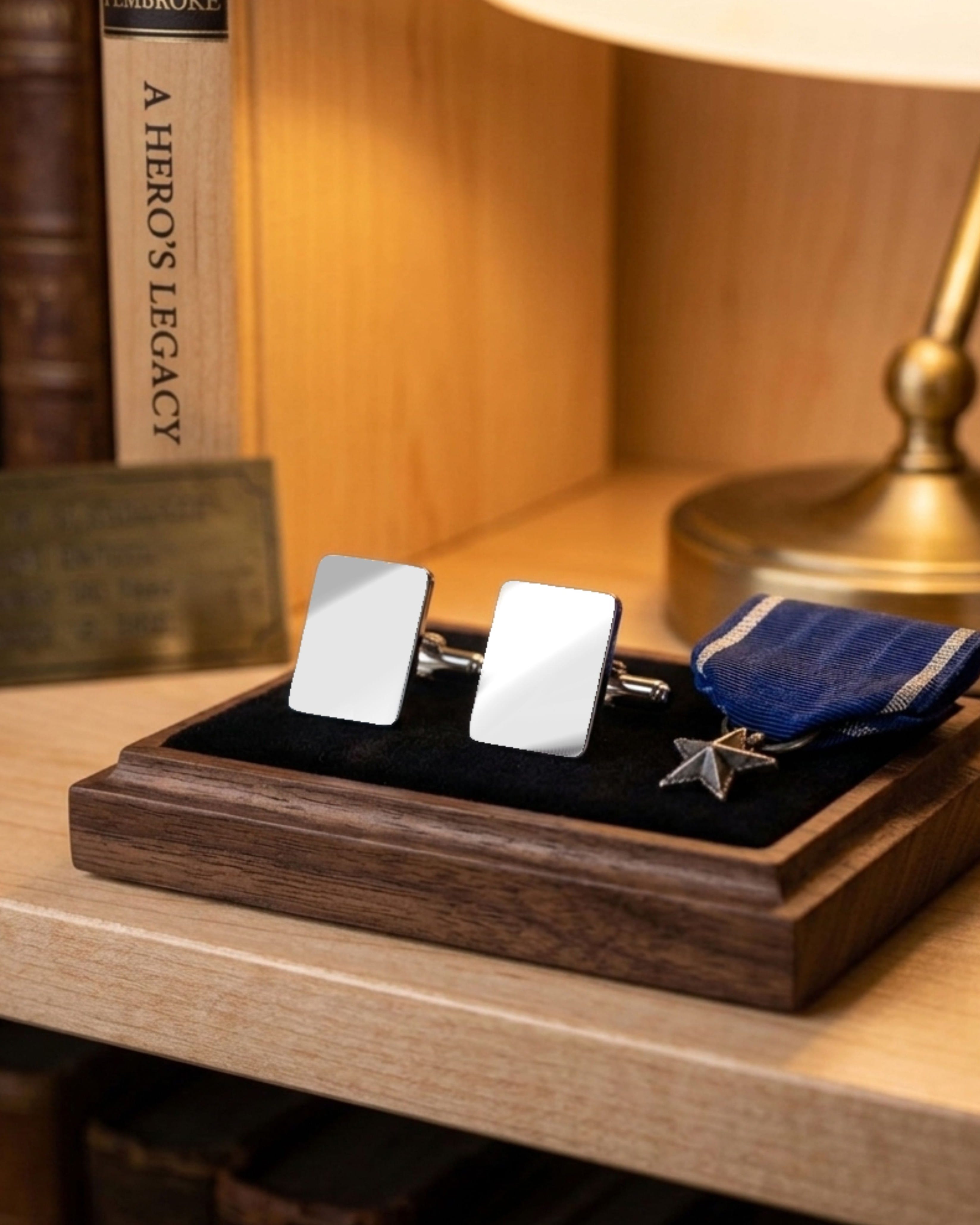 Loved Remembered STAINLESS 7  Cuff Links