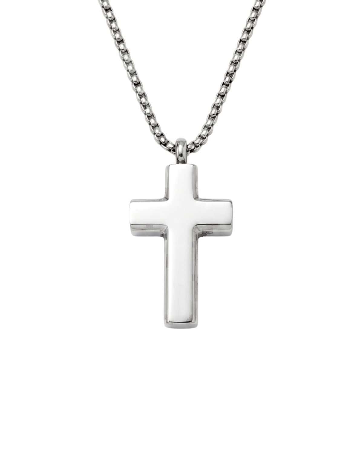 Loved Remembered STAINLESS 8 Cross Urn