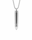 Loved Remembered STAINLESS 9 Bullet Pendant Urn