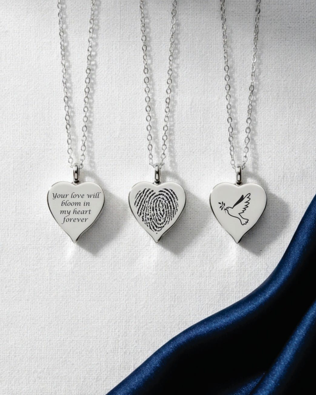 Loved Remembered Stainless Steel Angel Wing Pendant Urn