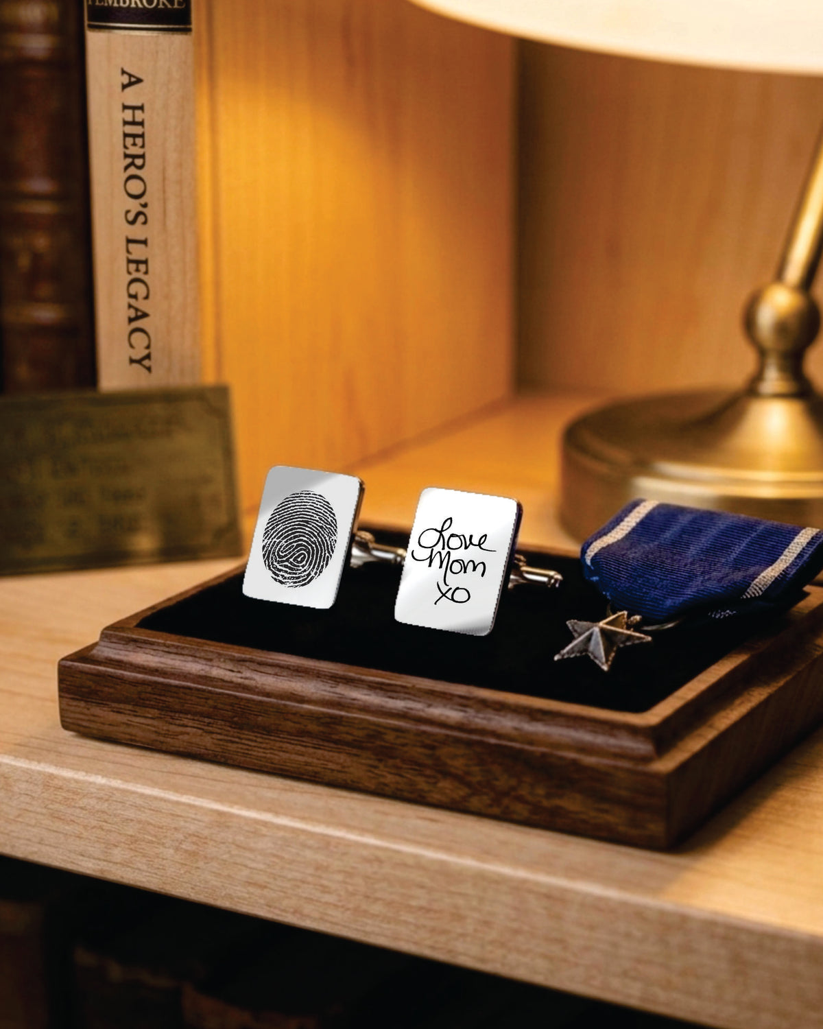 Loved Remembered Stainless Steel Cuff Links