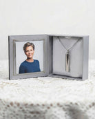 Loved Remembered Stainless Steel Cylinder Pendant Urn