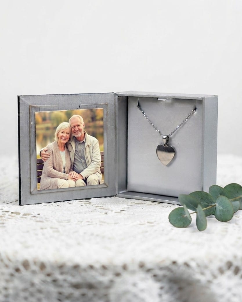 Loved Remembered Stainless Steel Heart Pendant