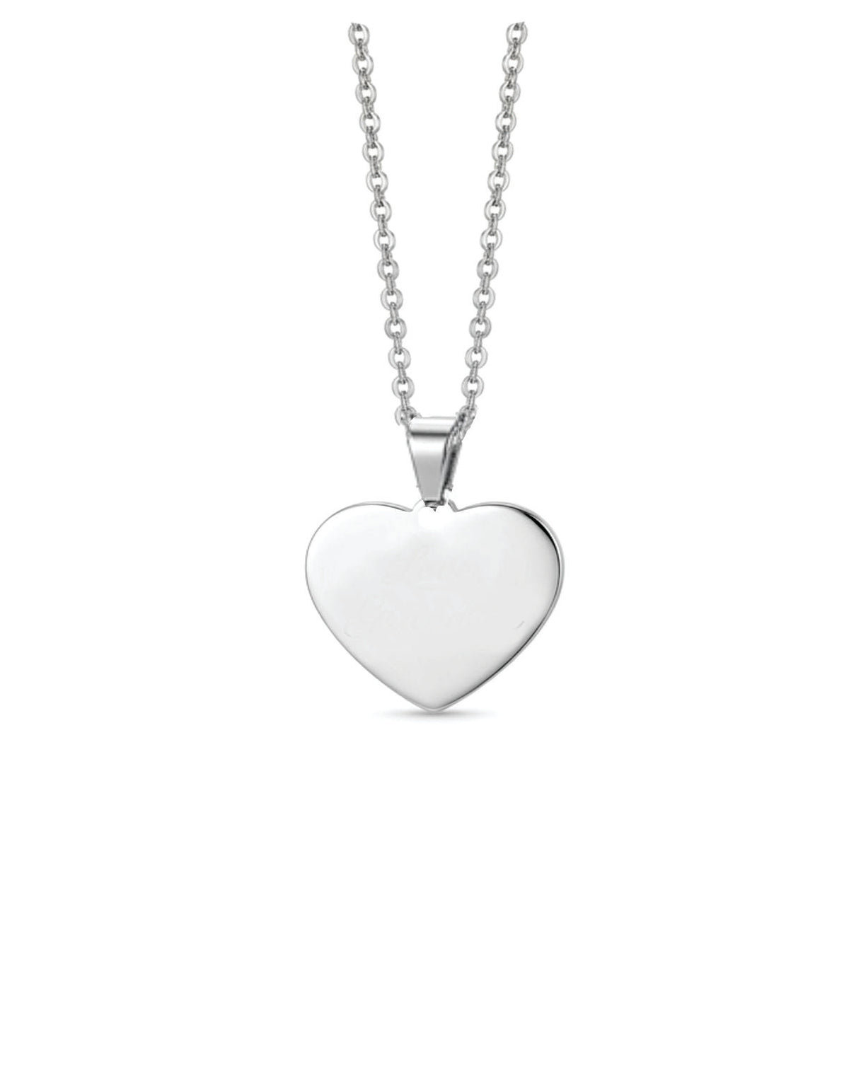 Loved Remembered Stainless Steel Heart Pendant