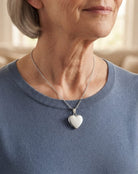Loved Remembered Stainless Steel Heart Pendant Urn