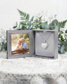 Loved Remembered Stainless Steel Heart Pendant Urn