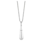 Loved Remembered Stainless Steel Raindrop Pendant Urn