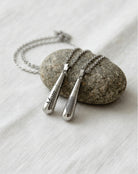 Loved Remembered Stainless Steel Raindrop Pendant Urn