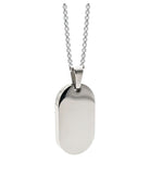 Loved Remembered Stainless Steel Tag Pendant Urn