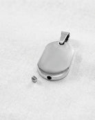 Loved Remembered Stainless Steel Tag Pendant Urn
