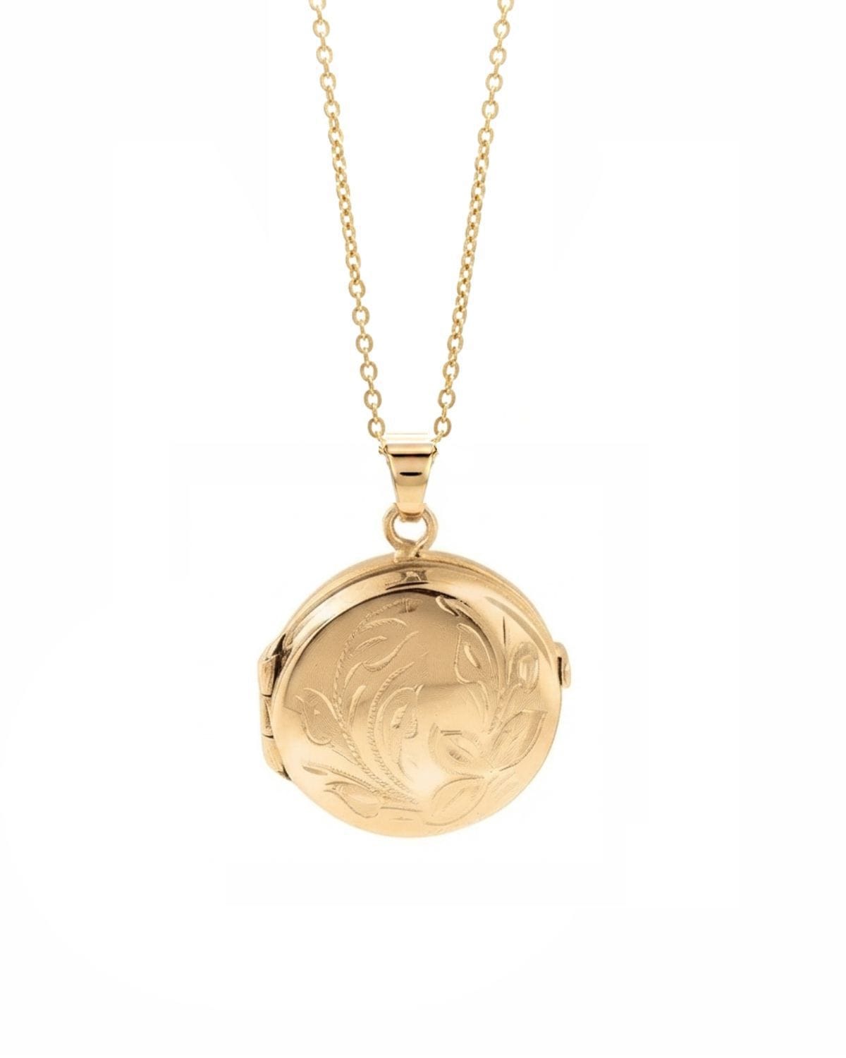 Loved Remembered 'Trillium' Gold Locket Urn