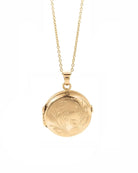 Loved Remembered 'Trillium' Gold Locket Urn