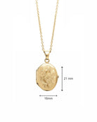 Loved Remembered 'Wildflower' Gold Classic Locket