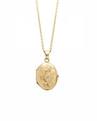 Loved Remembered 'Wildflower' Gold Classic Locket