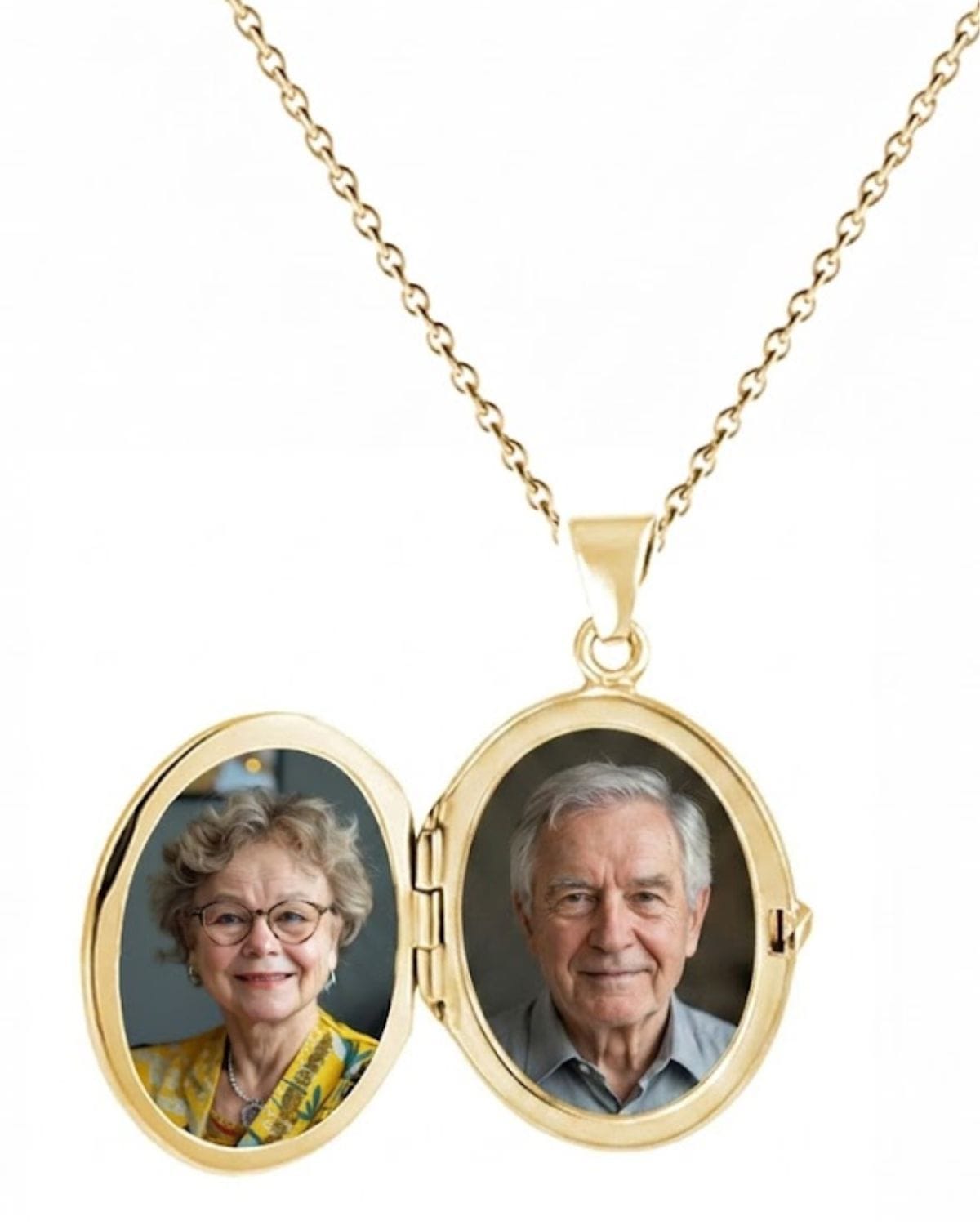 Loved Remembered 'Wildflower' Gold Classic Locket