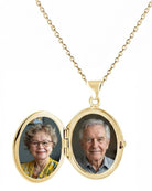 Loved Remembered 'Wildflower' Gold Classic Locket