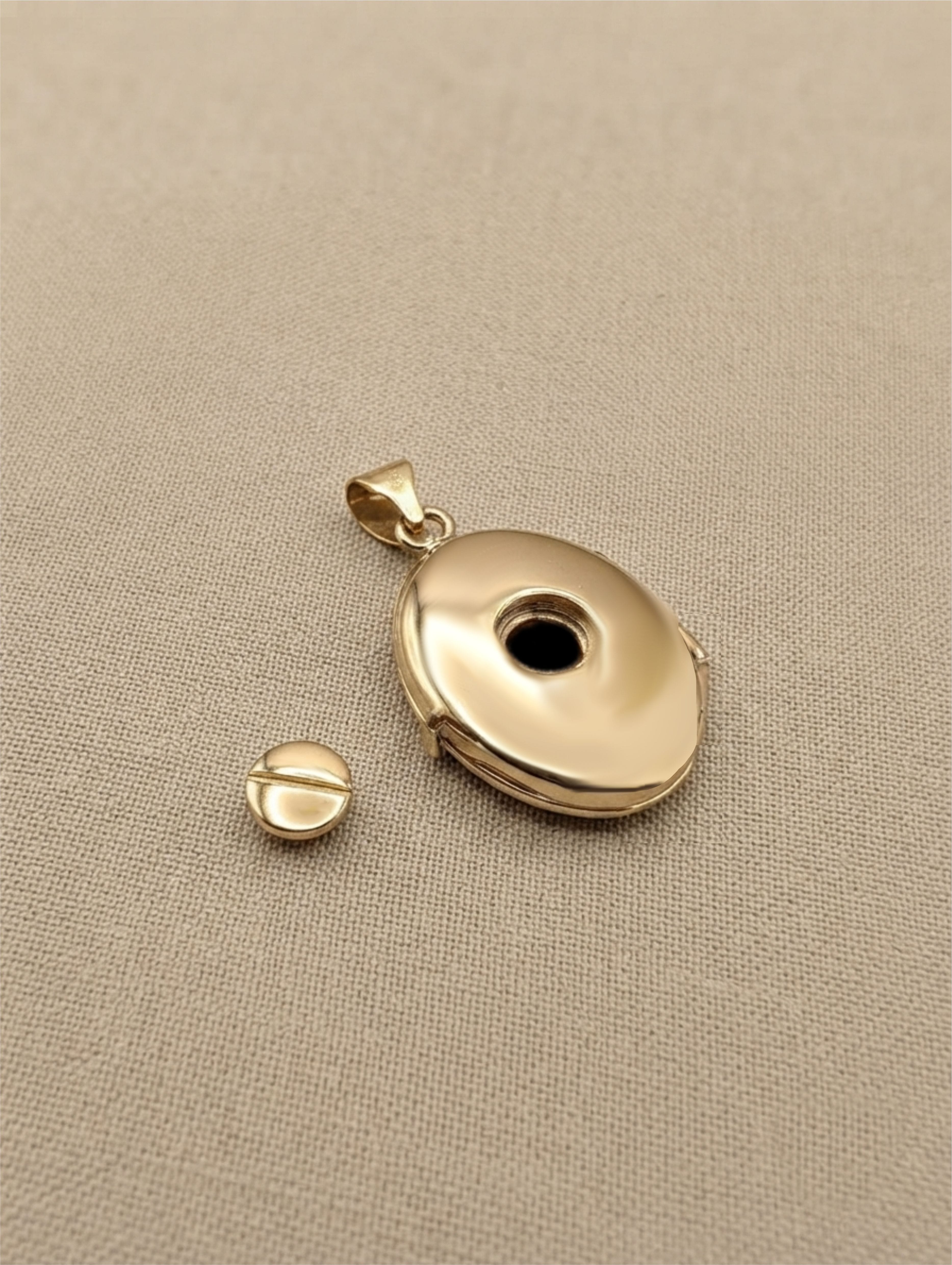 Loved Remembered 'Wildflower' Gold Locket Urn