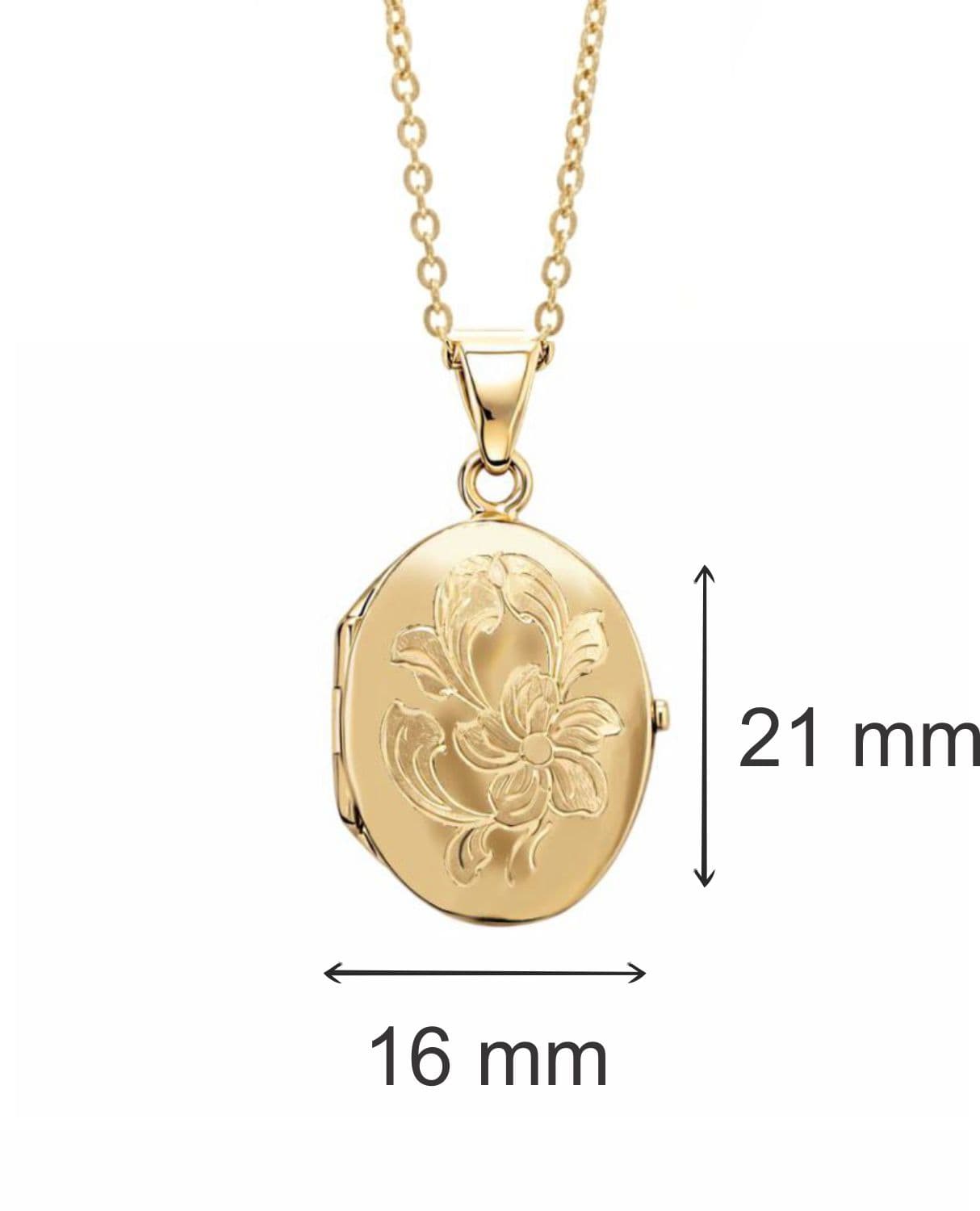 Loved Remembered 'Wildflower' Gold Locket Urn