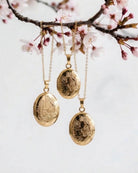 Loved Remembered 'Wildflower' Gold Locket Urn