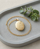 Loved Remembered 'Wildflower' Gold Locket Urn